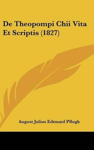 de Theopompi Chii Vita Et Scriptis (1827)