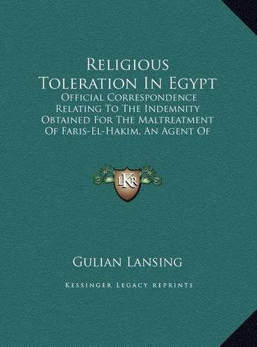 Religious Toleration In Egypt