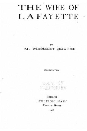 The Wife of Lafayette