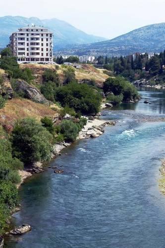 A Beautiful River View in Podgorica, Montenegro