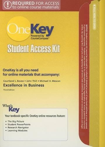 OneKey CourseCompass Student Access Kit