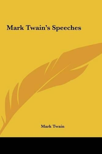 Mark Twain's Speeches