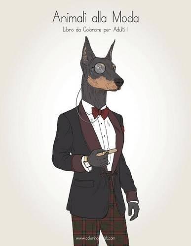 Animali Alla Moda Libro Da Colorare Per Adulti 1