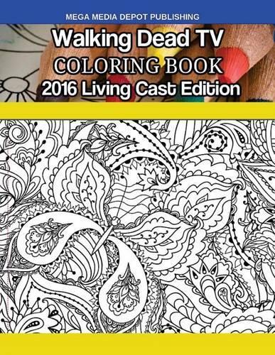 Walking Dead TV Living Cast 2016 Coloring Book