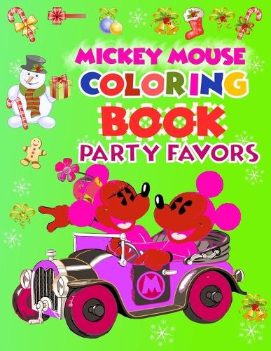 Mickey Mouse Coloring Book Party Favors