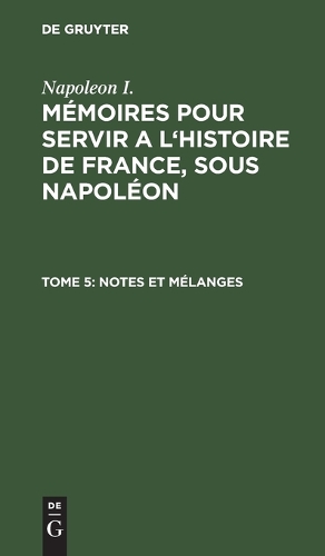 Notes Et Mélanges