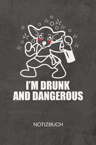 NOTIZBUCH A5 Dotted: Chihuahua Besitzer Notizheft GEPUNKTET 120 Seiten - Kungfu Hund Notizblock Chihuahua Kung Fu Skizzenbuch - Haushund Geschenk für Hundeliebhaber Hund