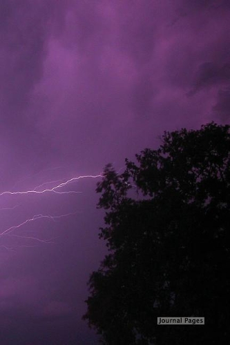 Journal Pages - Purple Sky (Bullet Journal)