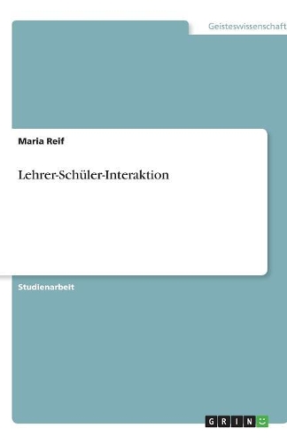 Lehrer-Schüler-Interaktion: (German)