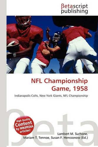 NFL Championship Game, 1958