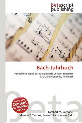 Bach-Jahrbuch: (German)