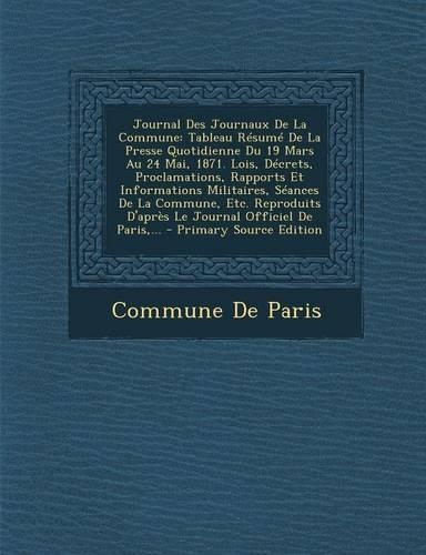 Journal Des Journaux de La Commune