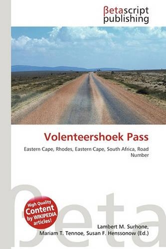 Volenteershoek Pass: (English)