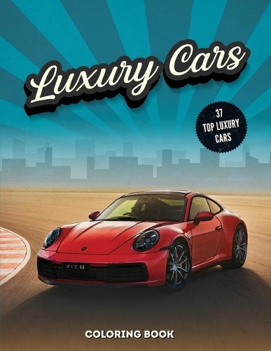 Luxury Cars Coloring Book