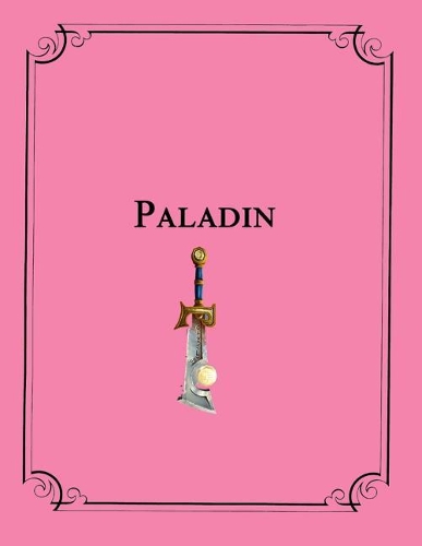 Paladin: 8.5 x 11 lined and numbered Journal/Notebook(1 Lofi Journals & Notebooks)
