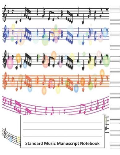 Standard Music Manuscript Notebook