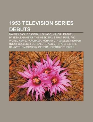 1953 Television Series Debuts
