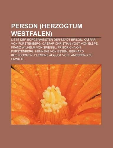 Person (Herzogtum Westfalen)