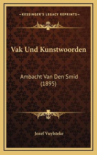 Vak Und Kunstwoorden