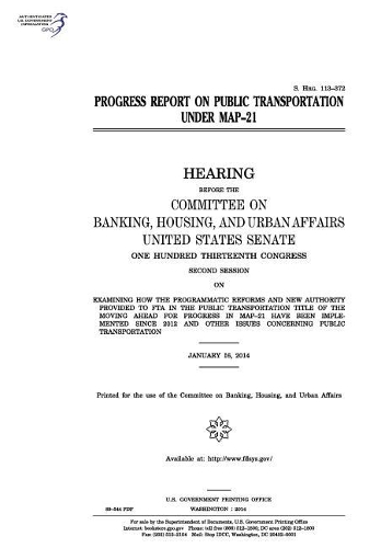 Progress Report on Public Transportation Under Map-21