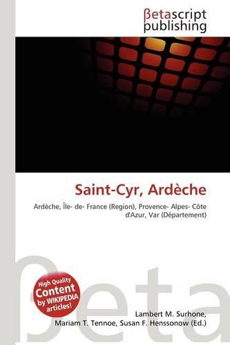 Saint-Cyr, Ard Che: (English)