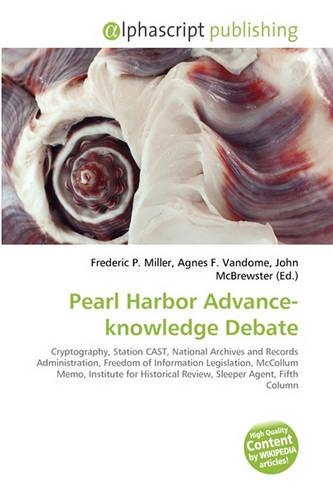 Pearl Harbor Advance-Knowledge Debate