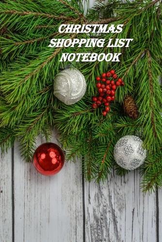 Christmas Shopping List Notebook