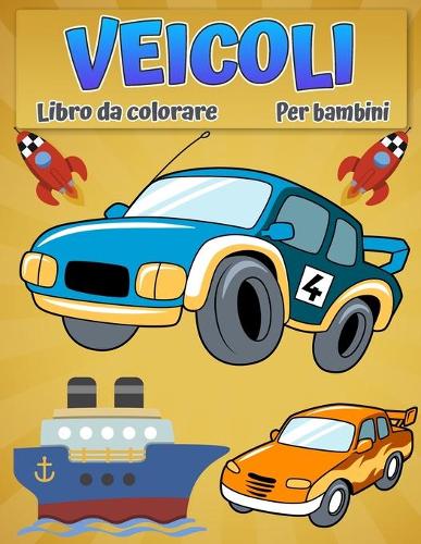 Veicoli da colorare per bambini