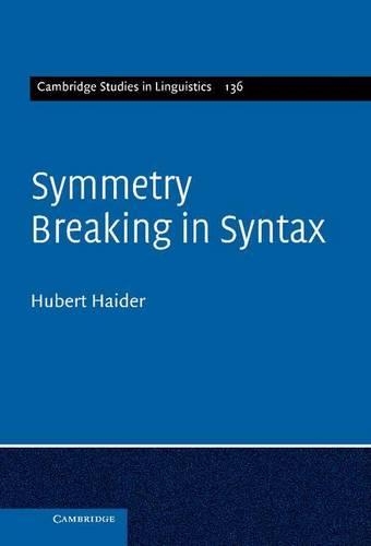 Symmetry Breaking in Syntax: (Cambridge Studies in Linguistics)