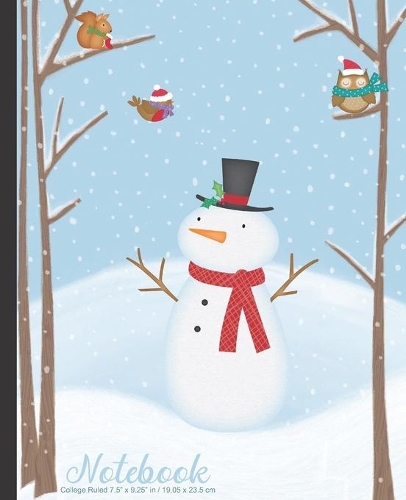 Notebook College Ruled 7.5 x 9.25 in / 19.05 x 23.5 cm