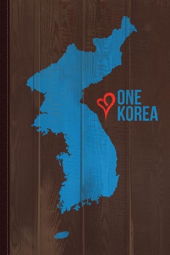One Korea Love Unification Flag Journal Notebook