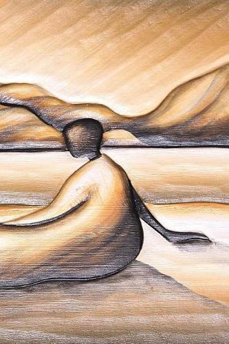 Notebook African Landscape Painting