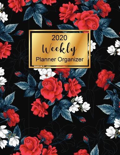 Weekly Planner Organizer: 12 Month Academic Weekly Planner Organizer. 1 Years Daily, Weekly, Calendar Schedule Organiizer. Monthly Planner To Do. Water Color Floral Backgroun
