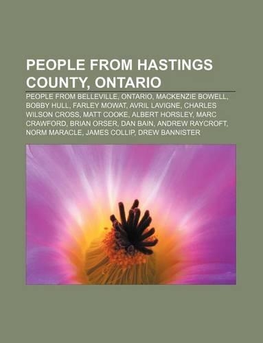 People from Hastings County, Ontario