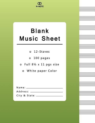 Blank Music Sheet