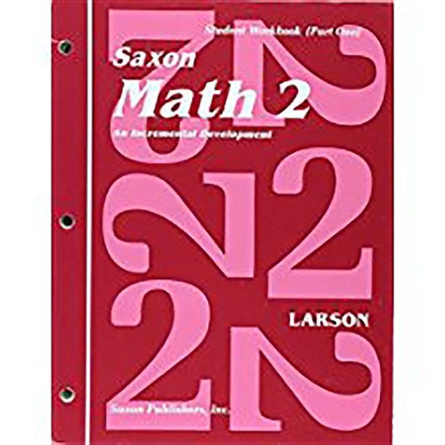 Saxon Math 2 Part One: (Saxon Math 2)