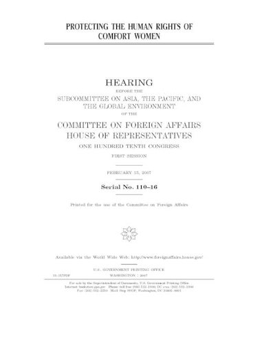 Protecting the human rights of comfort women