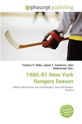 1980-81 New York Rangers Season: (English)