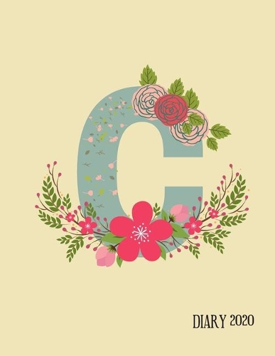 Perfect personalized initial diary Rustic Floral Initial Letter C Alphabet Lover Journal Gift For Class Notes or Inspirational Thoughts.: For anyone whose Name ... gifts. Makes a Great Birthday or christmas Gift.