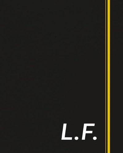 L.F.: Classic Monogram Lined Notebook Personalized With Two Initials - Matte Softcover Professional Style Paperback Journal Perfect Gift for Men and Women