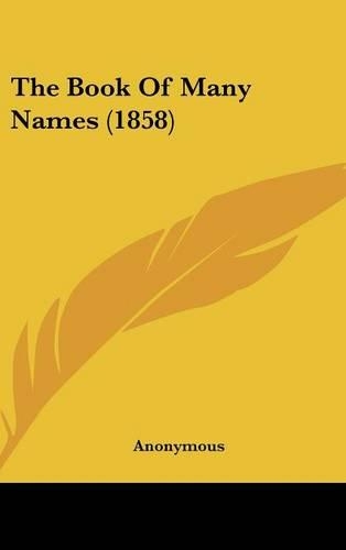 The Book of Many Names (1858)