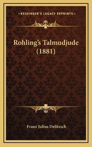 Rohling's Talmudjude (1881)