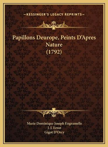 Papillons Deurope, Peints D'Apres Nature (1792)