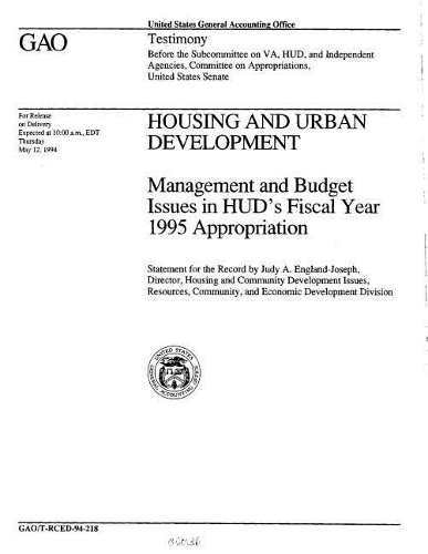 Housing and Urban Development