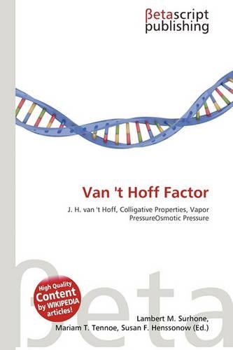 Van 't Hoff Factor: (English)