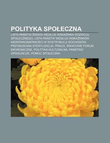 Polityka Spo Eczna