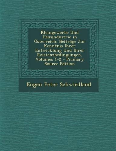 Kleingewerbe Und Hausindustrie in Osterreich