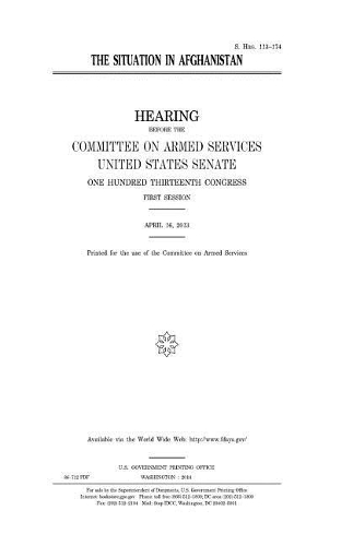 The situation in Afghanistan