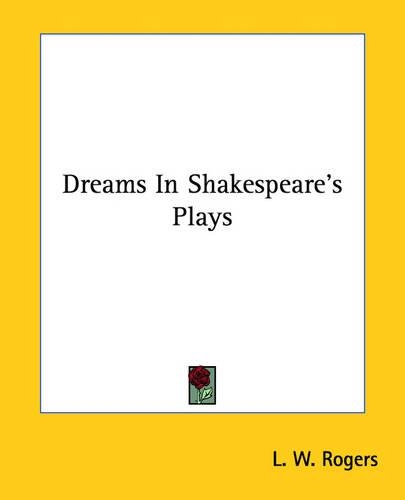 Dreams In Shakespeare's Plays: (English)
