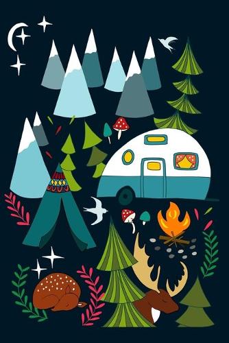 Camping Report: Ein Tagebuch für Camper und Naturfans I Vorlagen für den Reisebericht I DIN A5